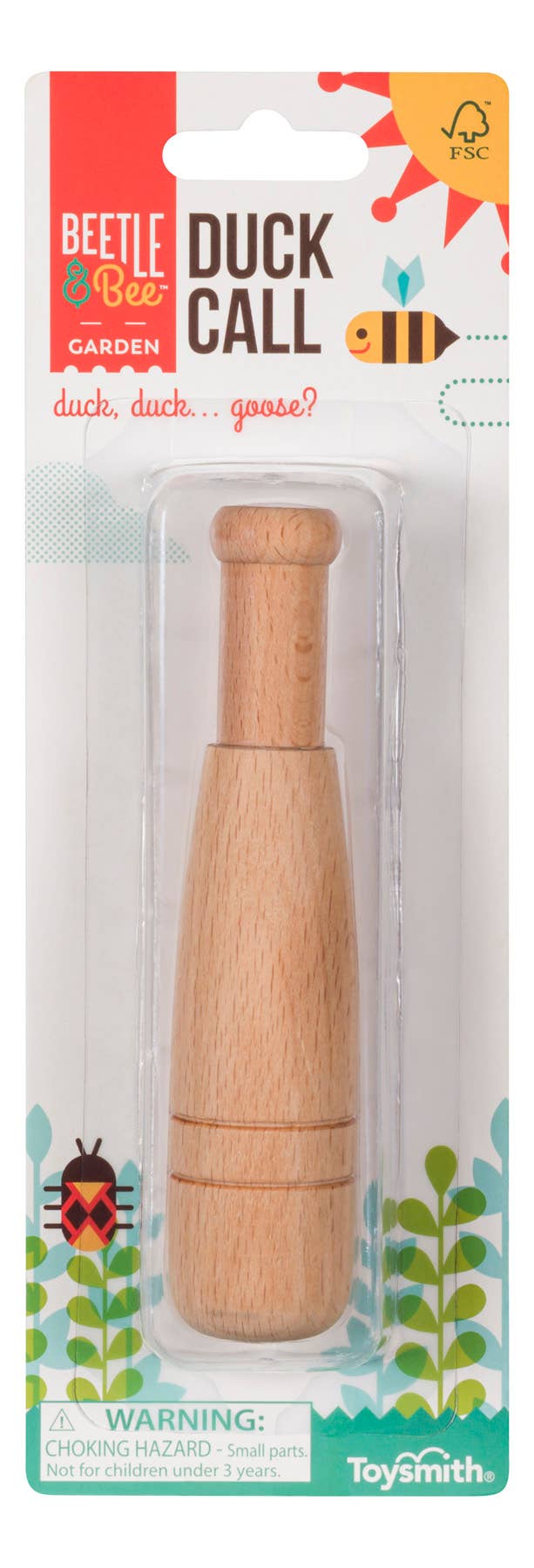 Beetle & Bee Garden Duck Call - Box Turtle