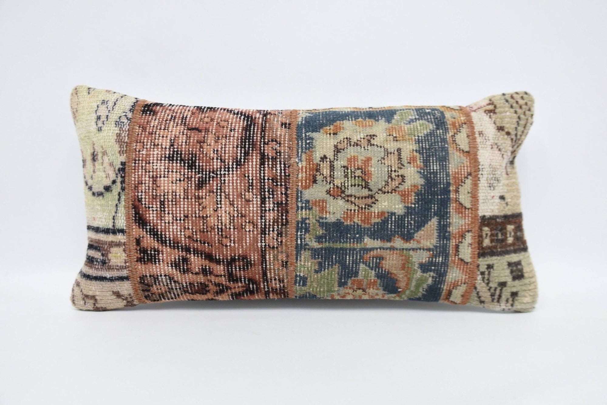 Beige Turkish Antique Pillow - Box Turtle