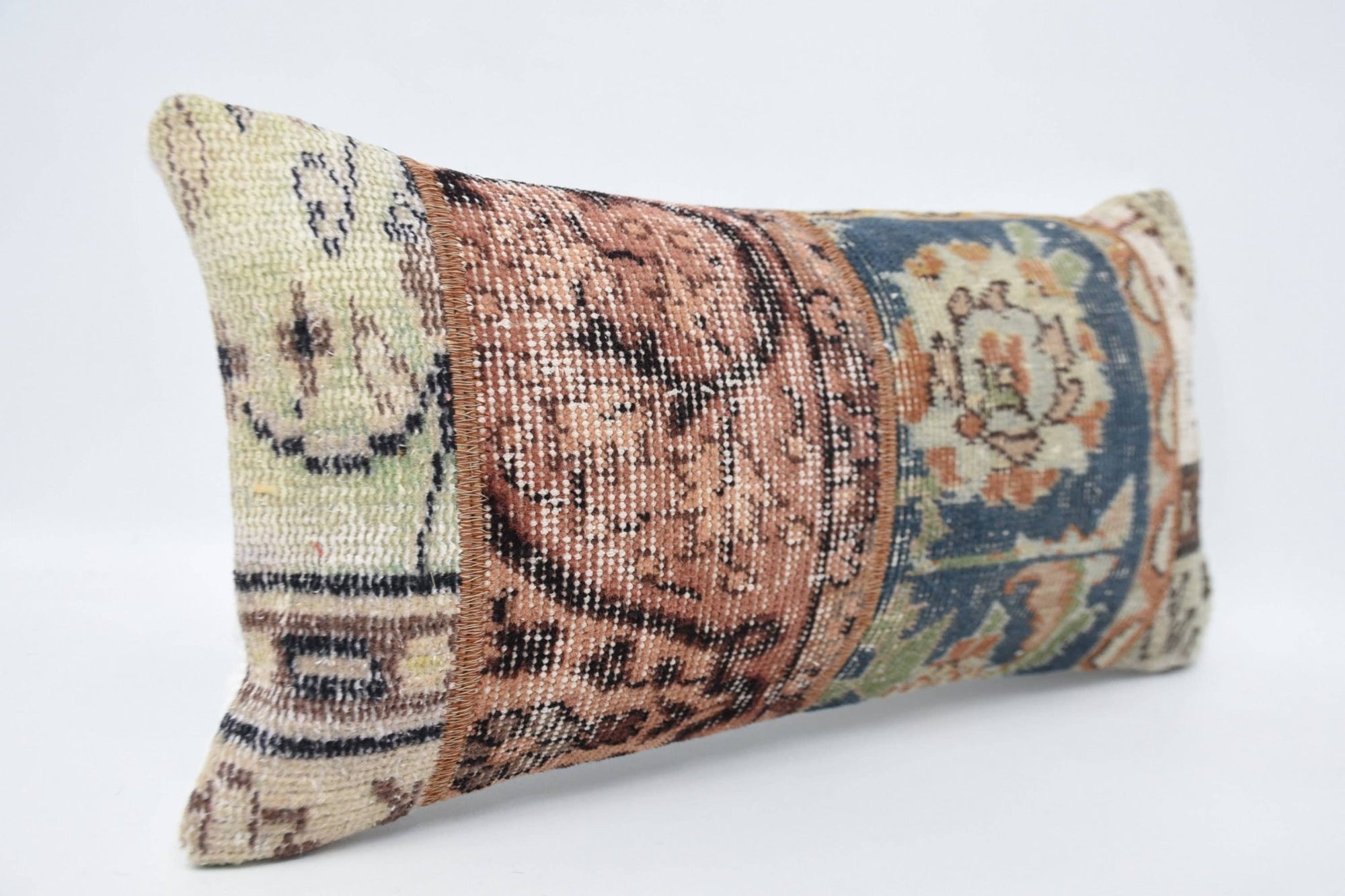 Beige Turkish Antique Pillow - Box Turtle