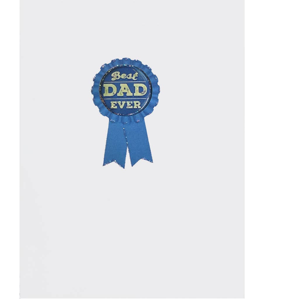Best Dad Award Father's Day Card - Box Turtle