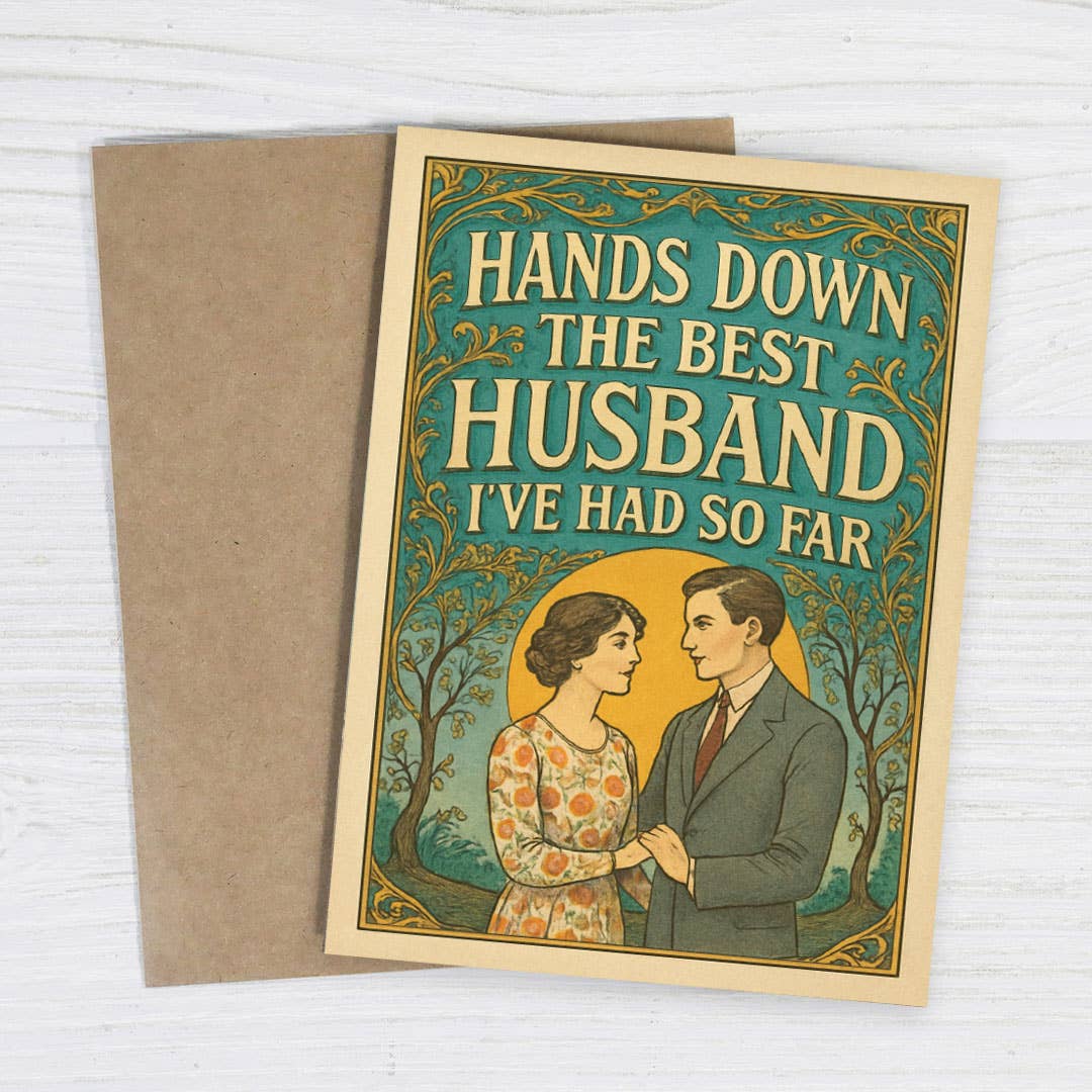 Best Husband So Far – Anniversary Card - Box Turtle