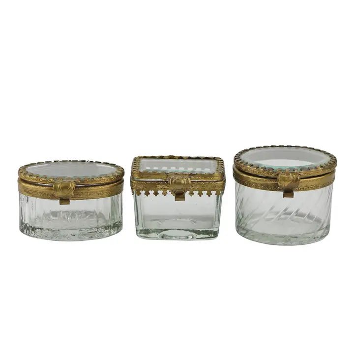 Beveled Glass Boxes - Box Turtle