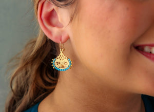 Lilac Deco Earrings