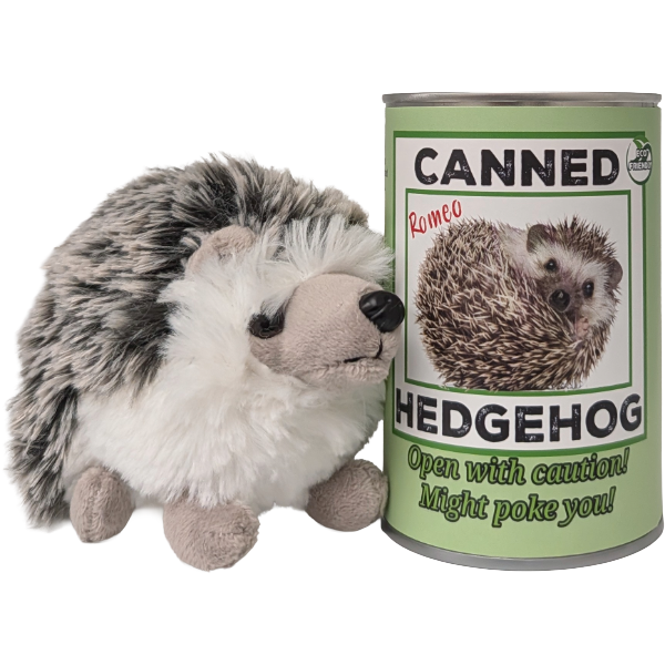 Canned Hedgehog - Stuffed Animal