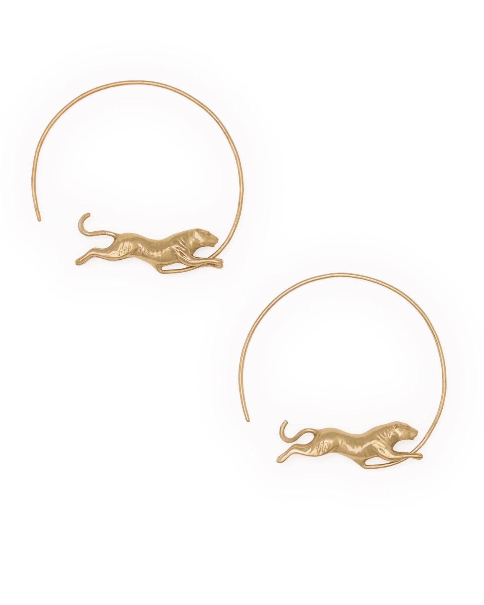 Bianca Tiger Hoop Earrings - Box Turtle