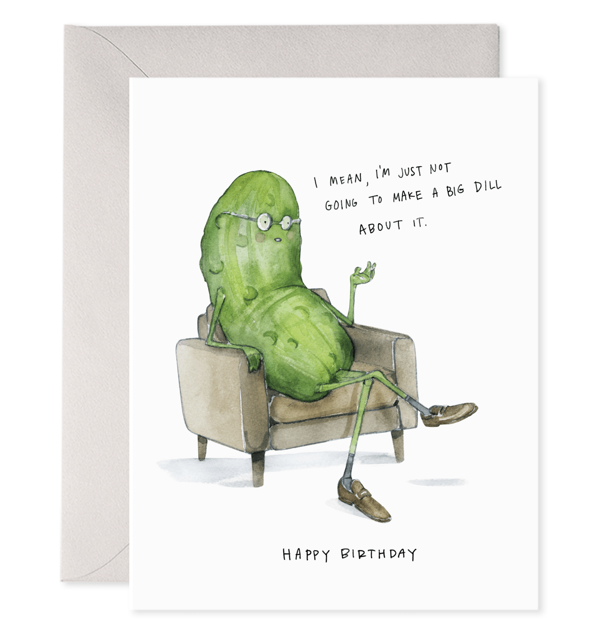 Big Dill Pickle Birthday Card - Box Turtle