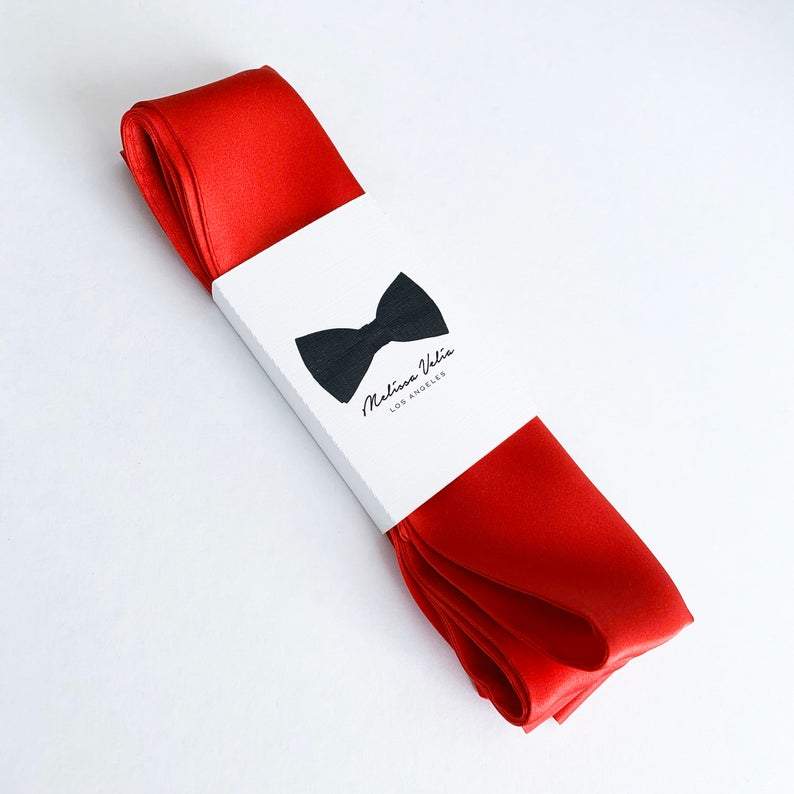 Big Silk Bow Scarf - Box Turtle