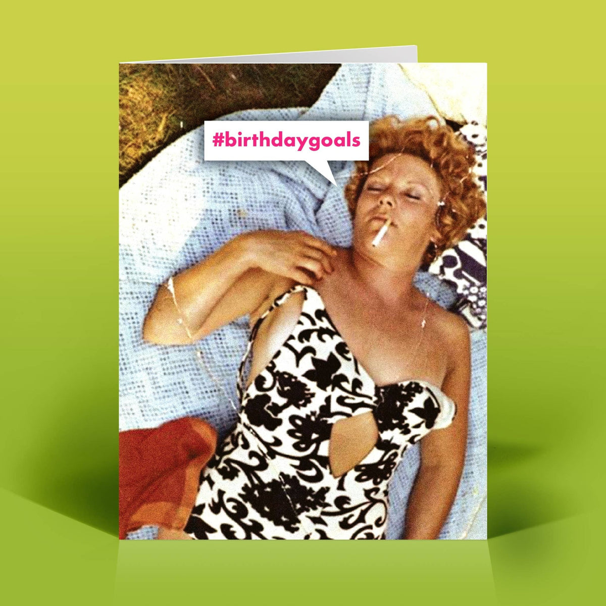 BIRTHDAYGOALS Funny Birthday Card - Box Turtle