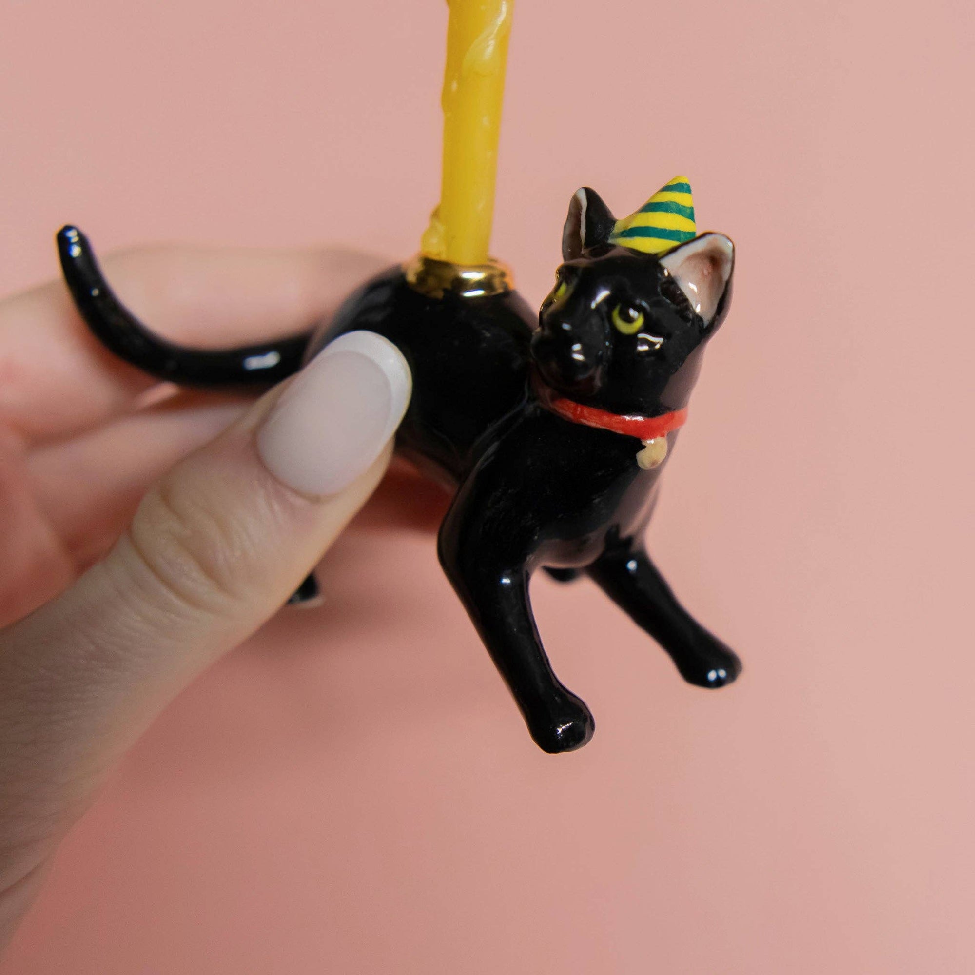 Black Cat Cake Topper - Box Turtle