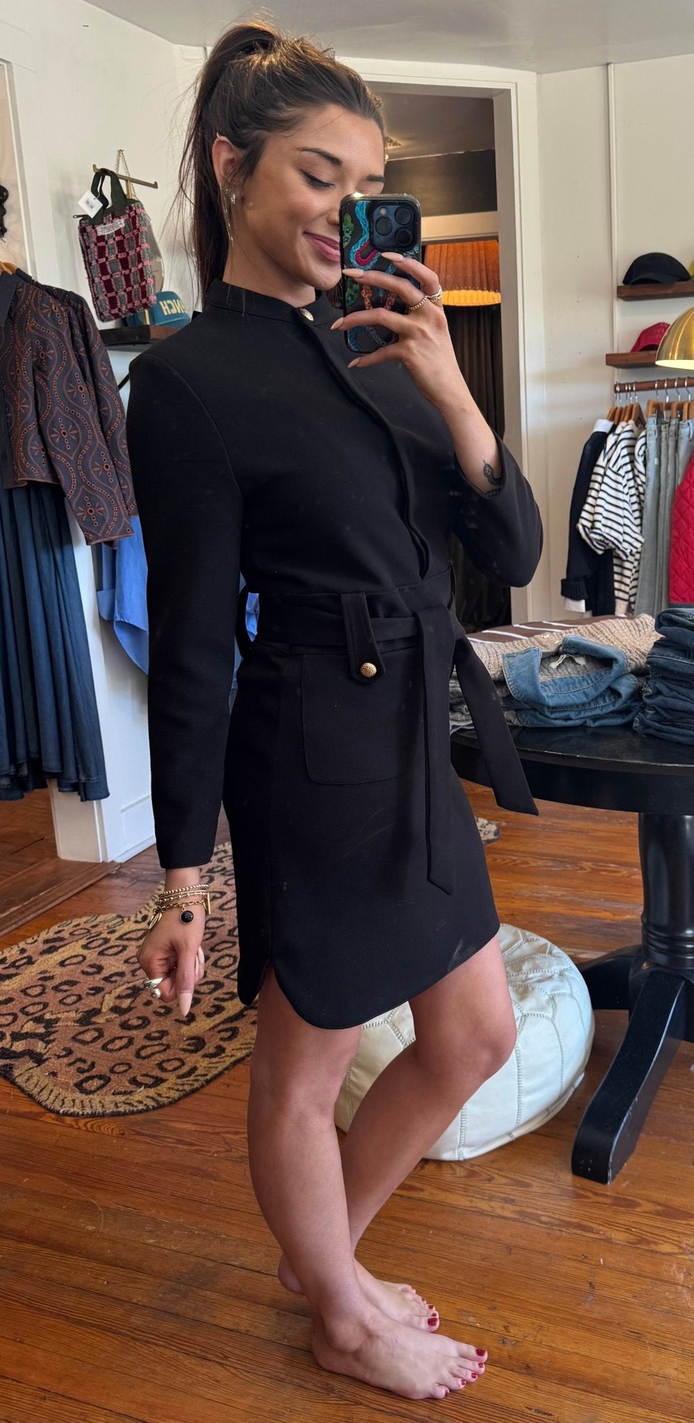 Black Mrs. O Dress - Box Turtle