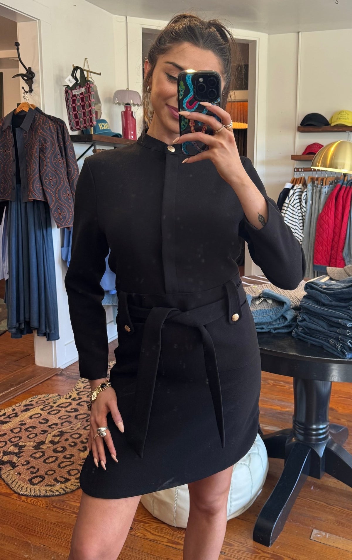 Black Mrs. O Dress - Box Turtle