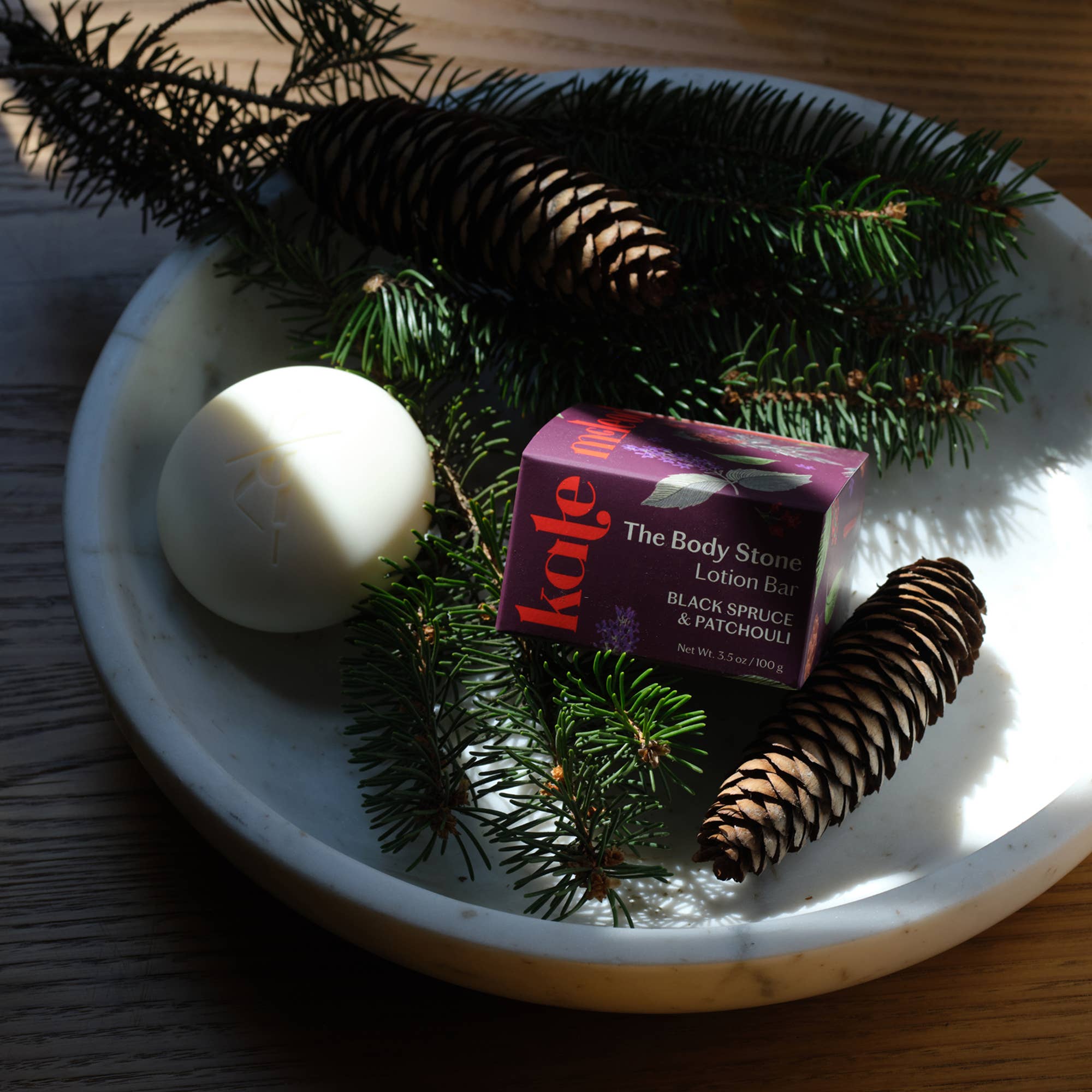 Black Spruce & Patchouli | Moisturizing Lotion Bar - Box Turtle