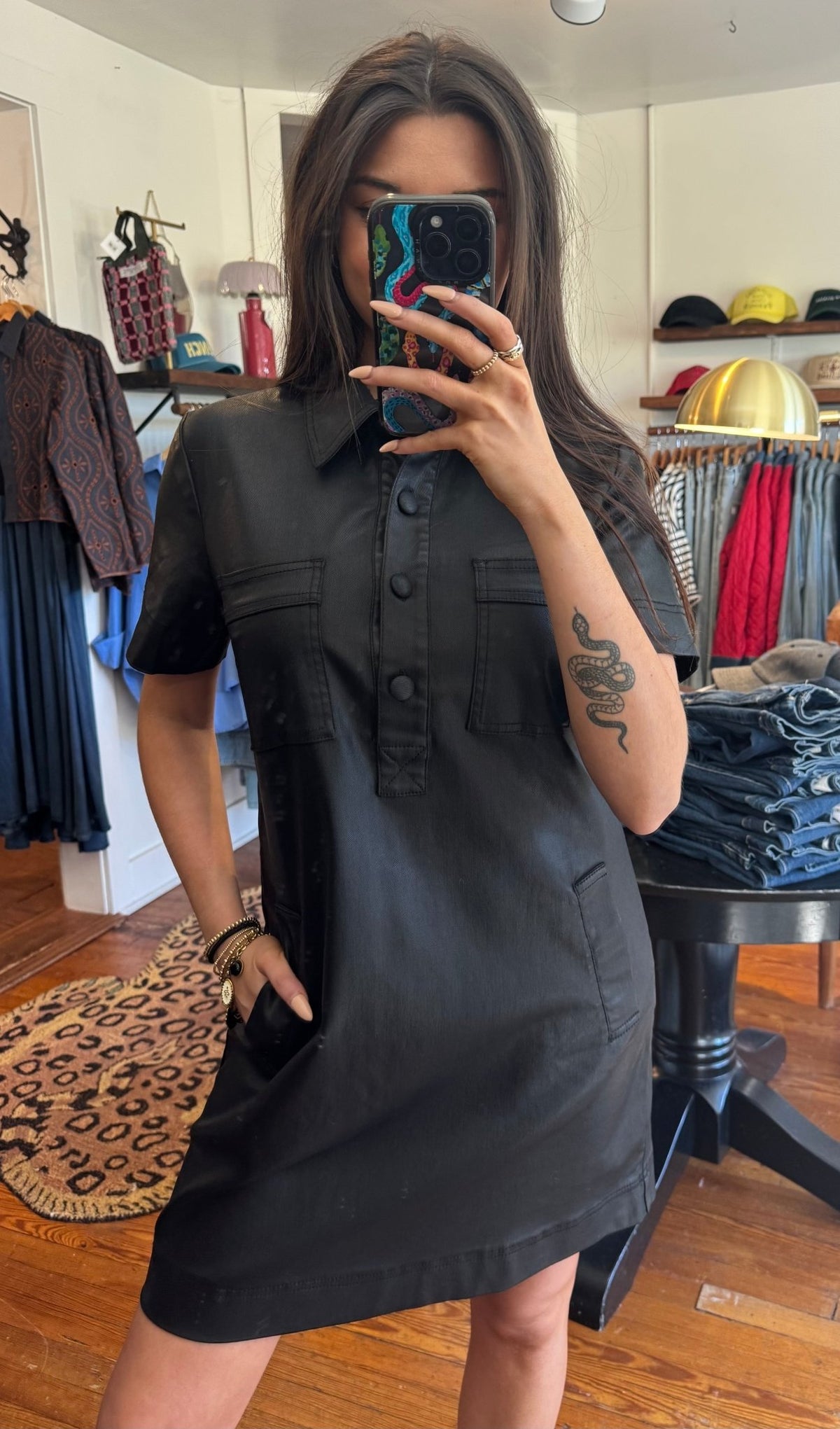 Black Tatiana Dress - Box Turtle