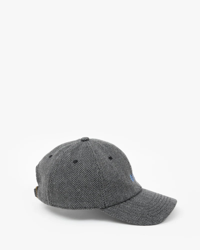 Black &amp; White Oui Wool Baseball Hat - Box Turtle