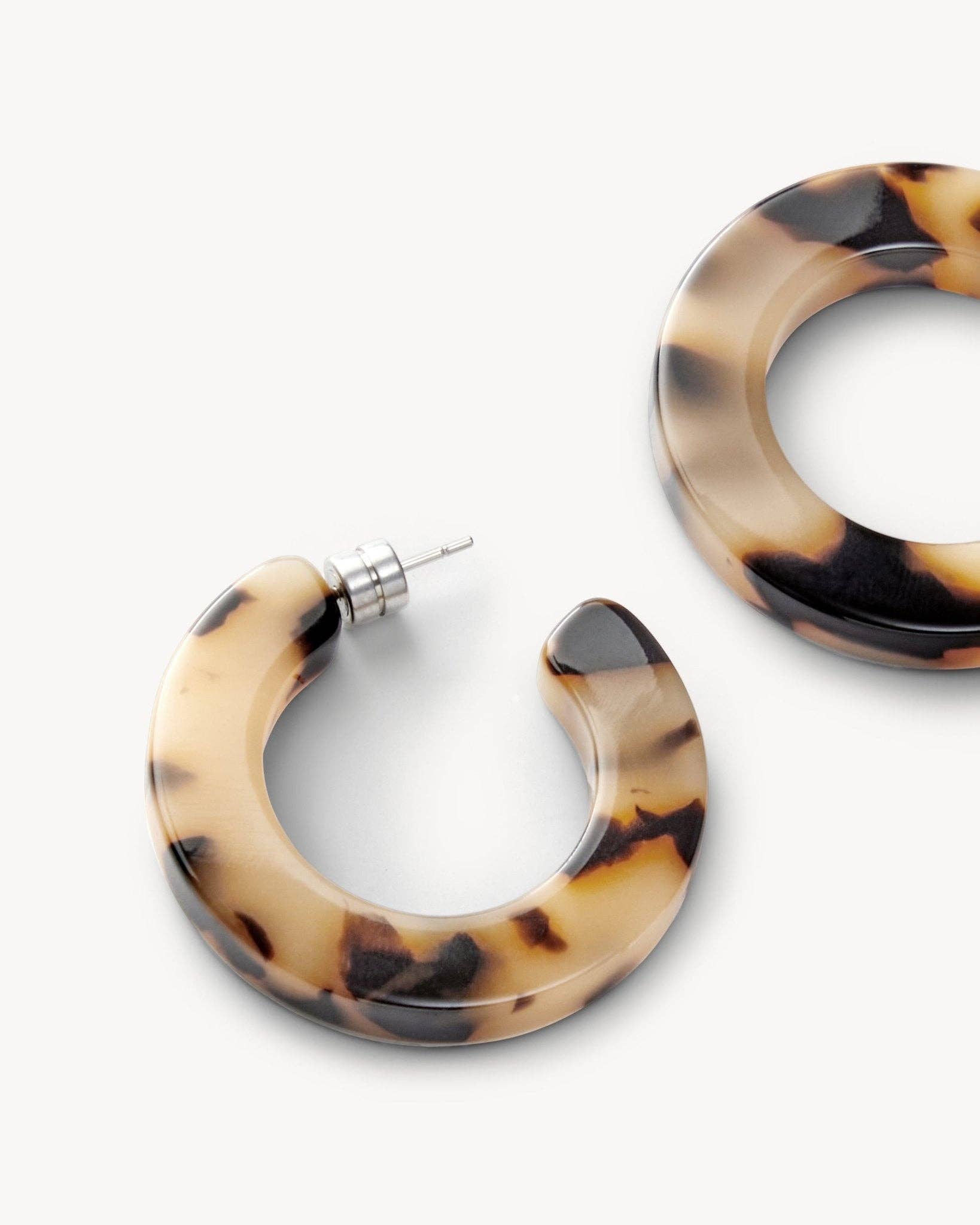 Blonde Tortoise Kate Hoops - Box Turtle
