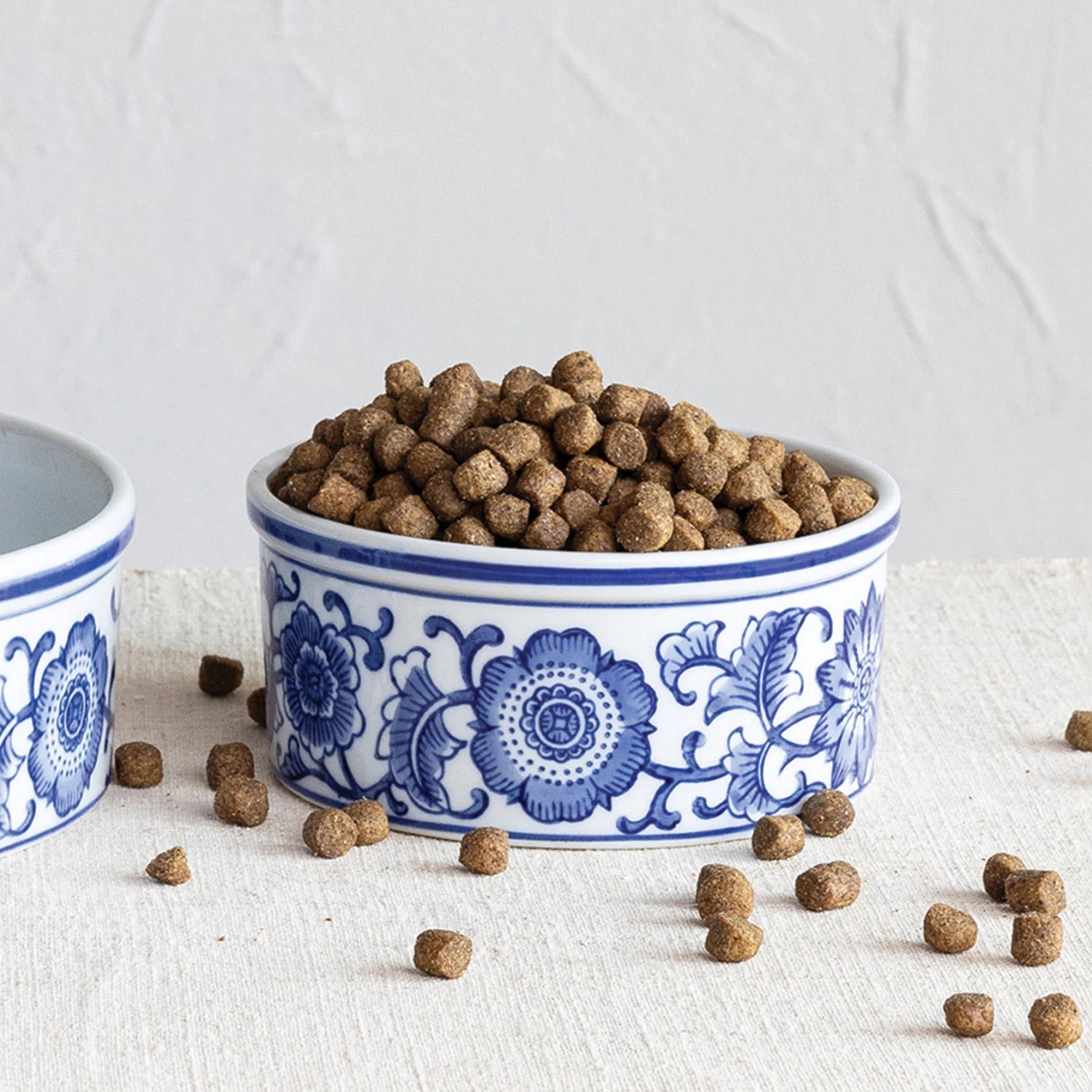 Blue & White Floral Pet Bowl - Box Turtle