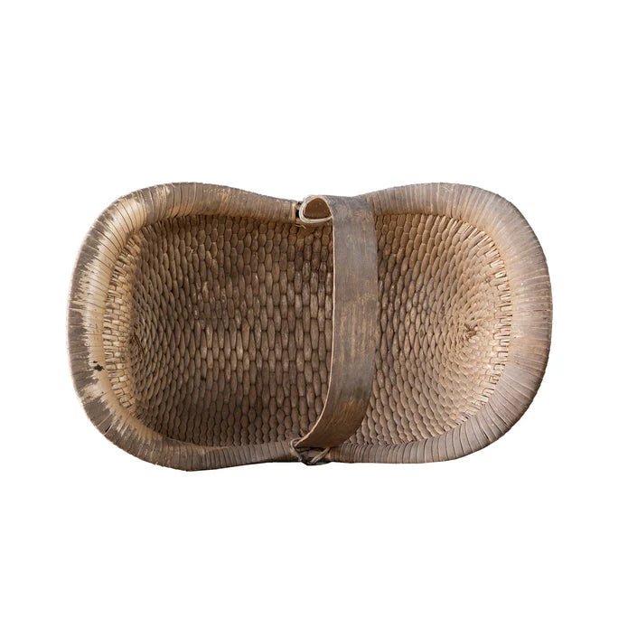 Boat Shaped Basket - Box Turtle