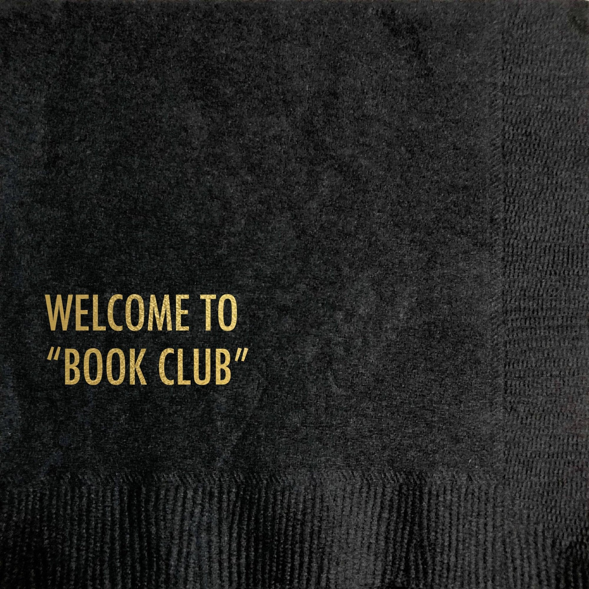 Book Club - Funny Cocktail Napkin - Box Turtle
