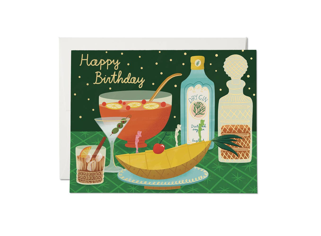 Boozy Birthday Greeting Card - Box Turtle