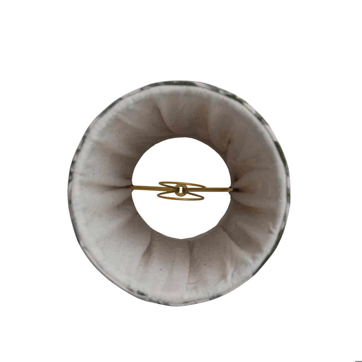 Botanical Pleated Clip-on Lampshade - Box Turtle