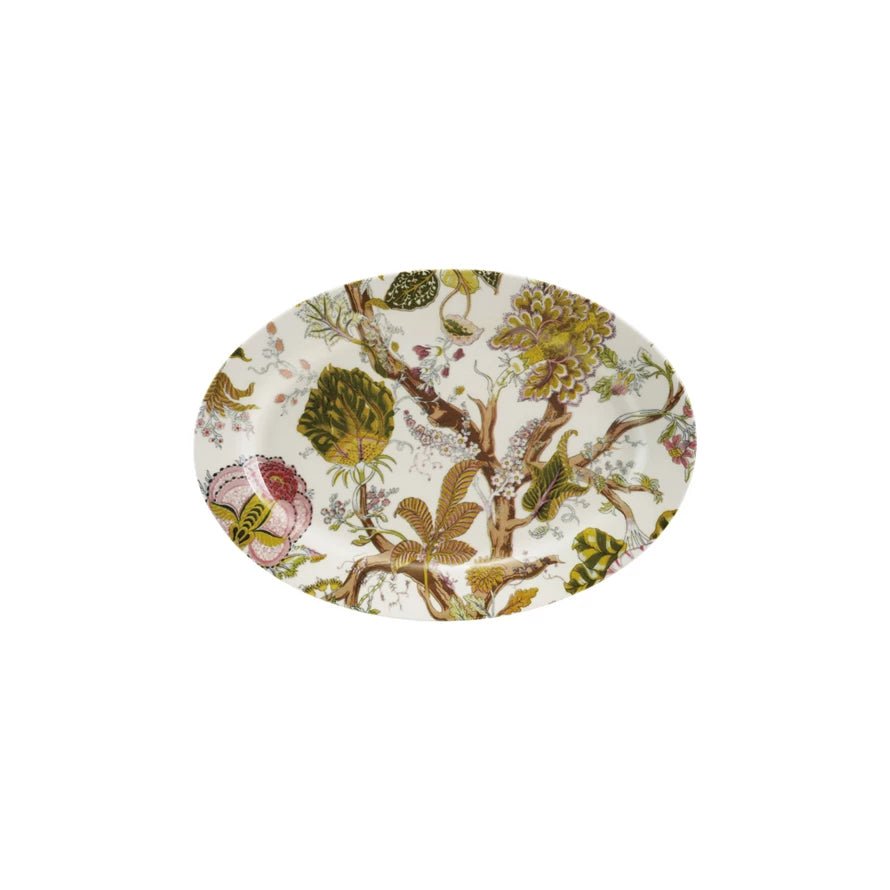 Botanicals Oval Platter - Box Turtle