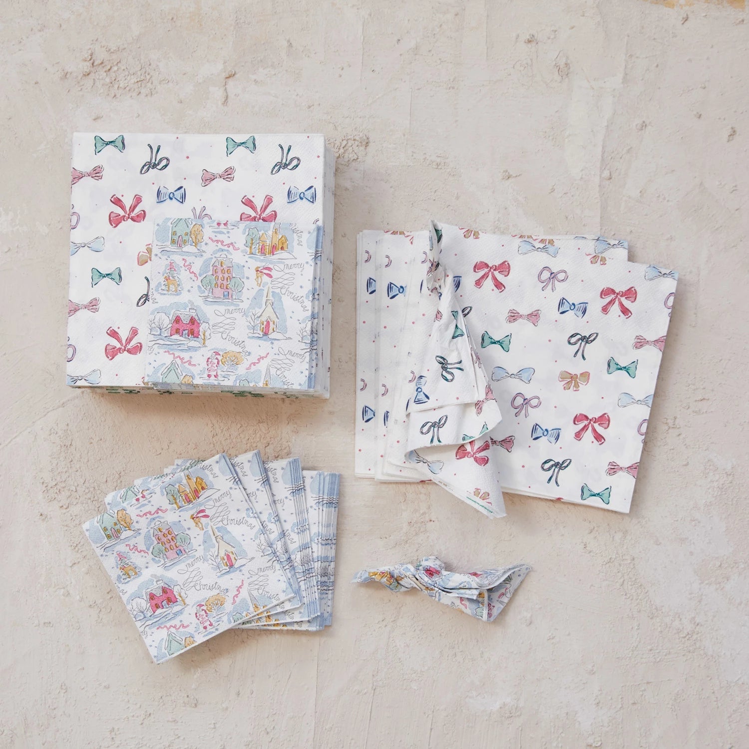 Bows Paper Napkins - Box Turtle