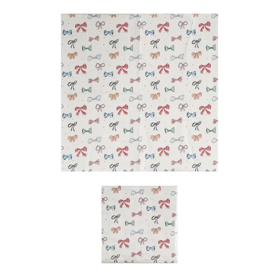 Bows Paper Napkins - Box Turtle