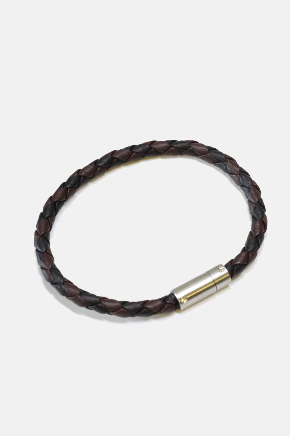 Braided Leather Bracelet - Box Turtle