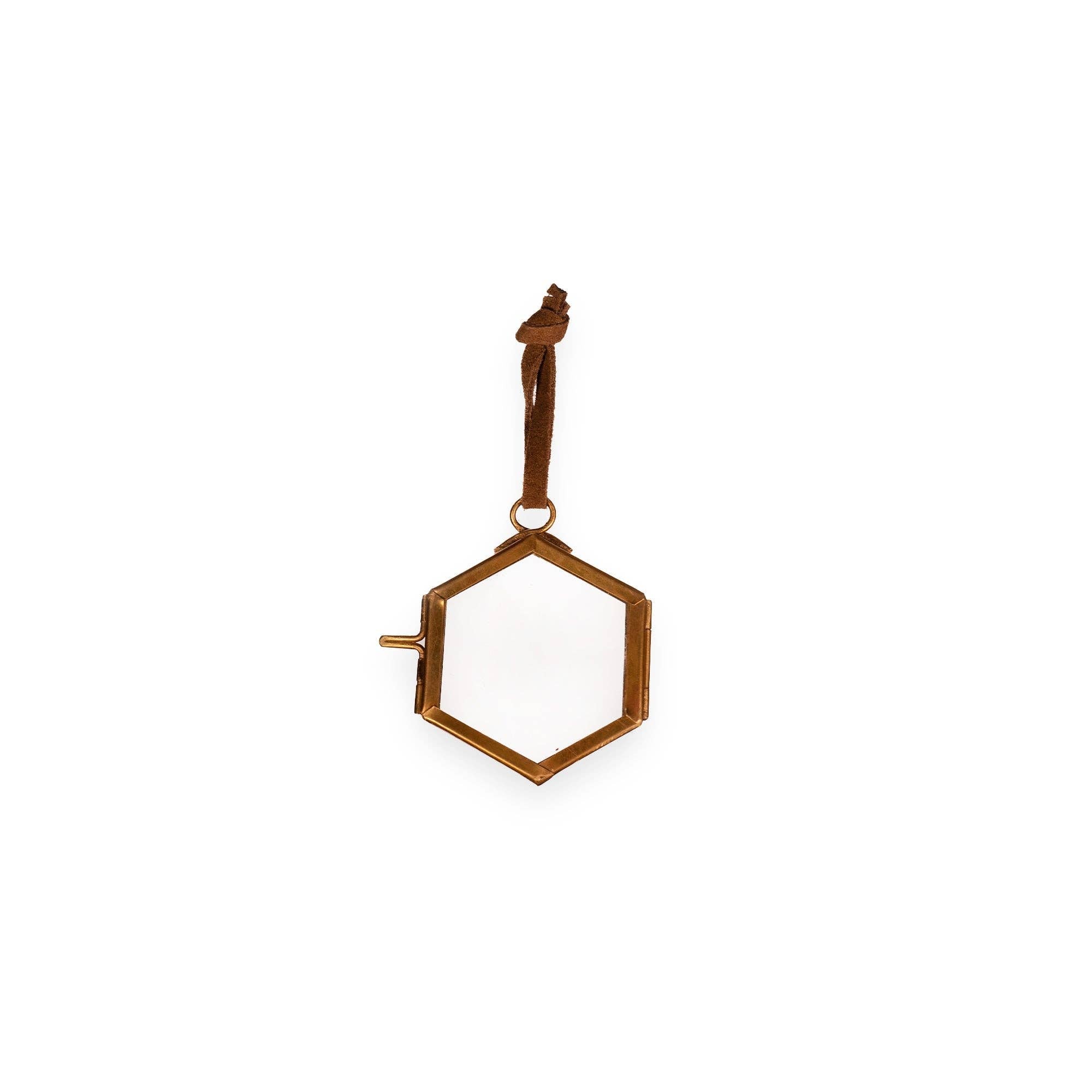 Brass Frame - Hexagon - Box Turtle