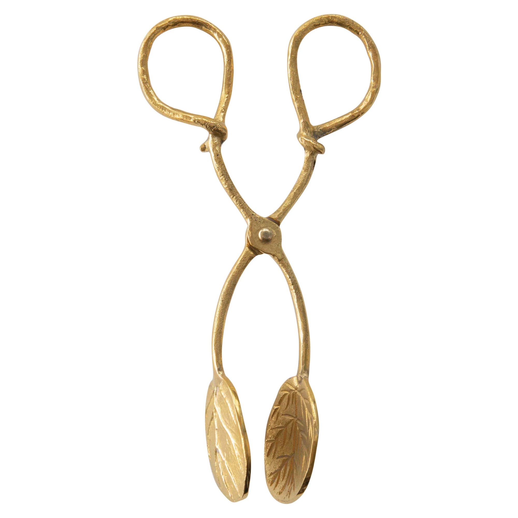 Brass Leaf Tongs - Box Turtle