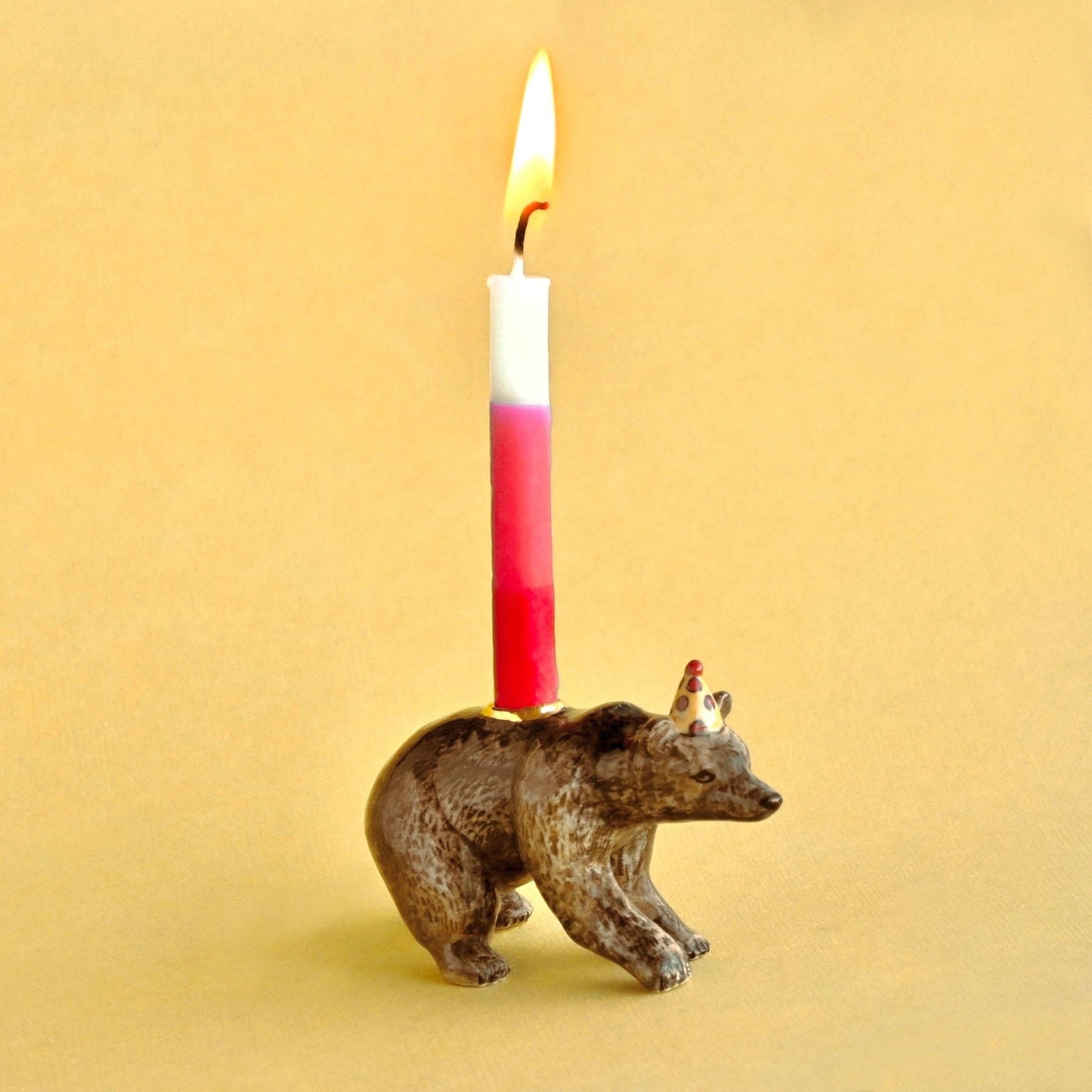 Brown Bear Cake Topper - Box Turtle