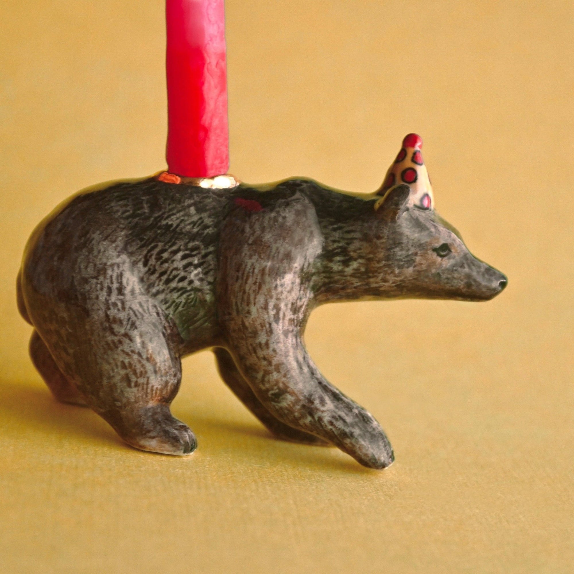 Brown Bear Cake Topper - Box Turtle