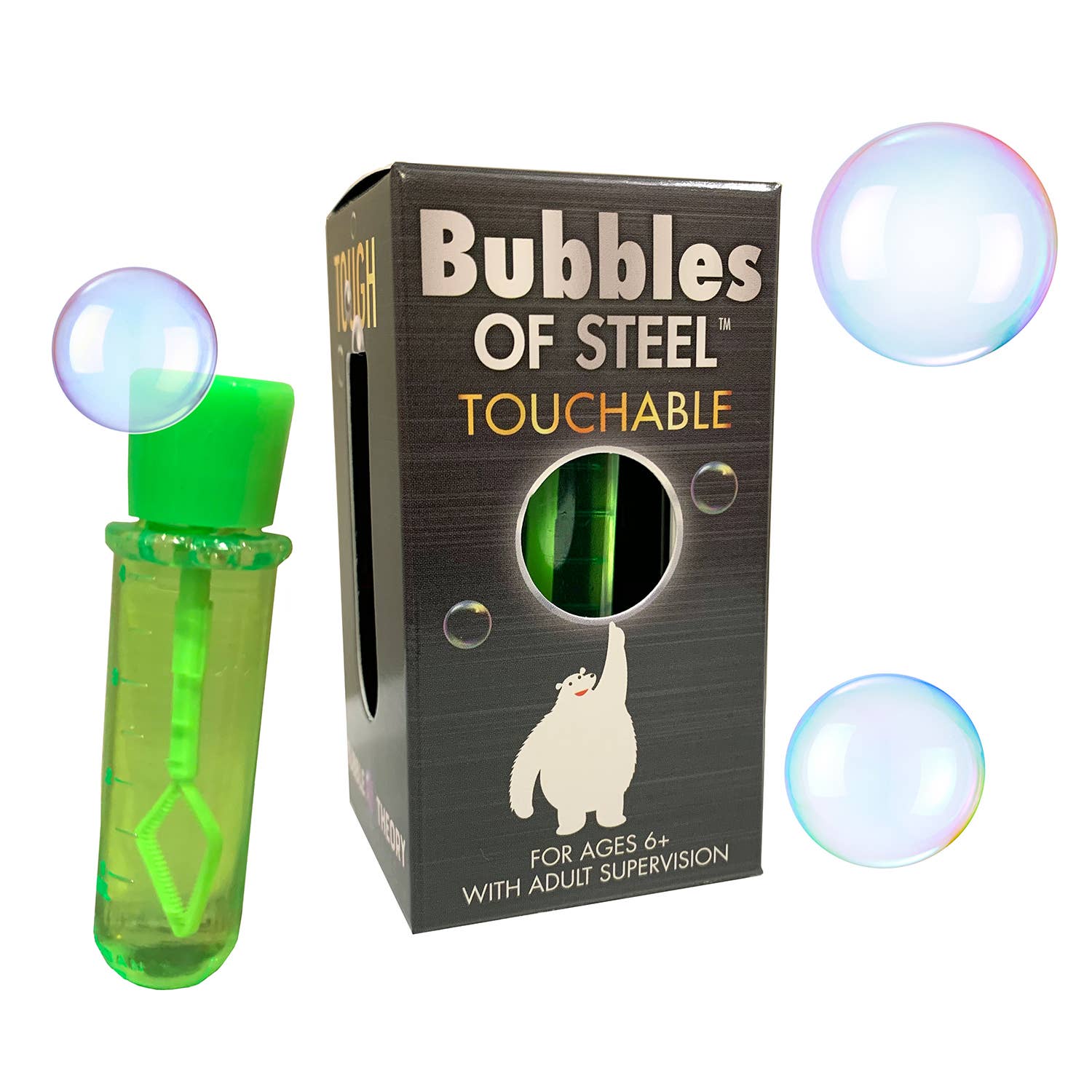 Bubbles of Steel: Touchable Bubbles - Box Turtle