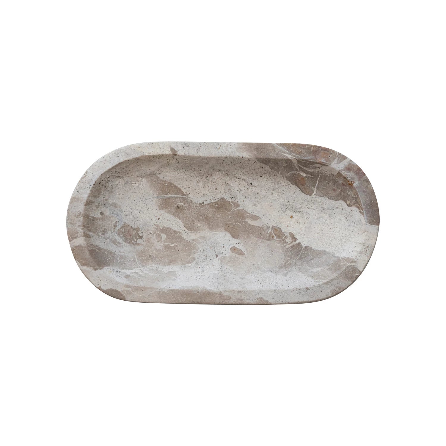 Buff Marble Serving Board - Box Turtle