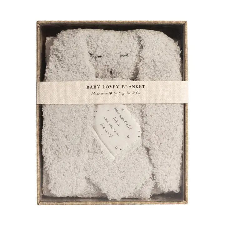 Bunny Baby Lovey Blanket - Box Turtle