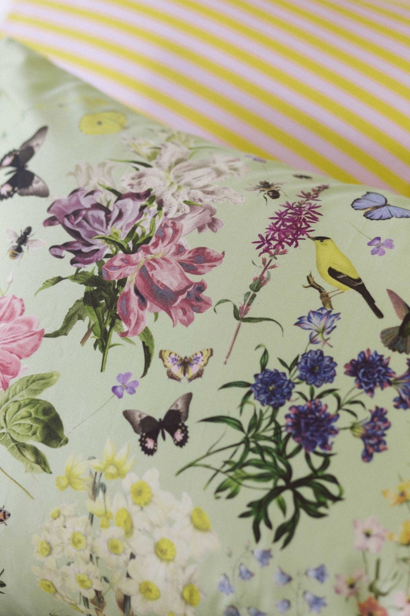 Busy Garden Pillowcase Set - Box Turtle