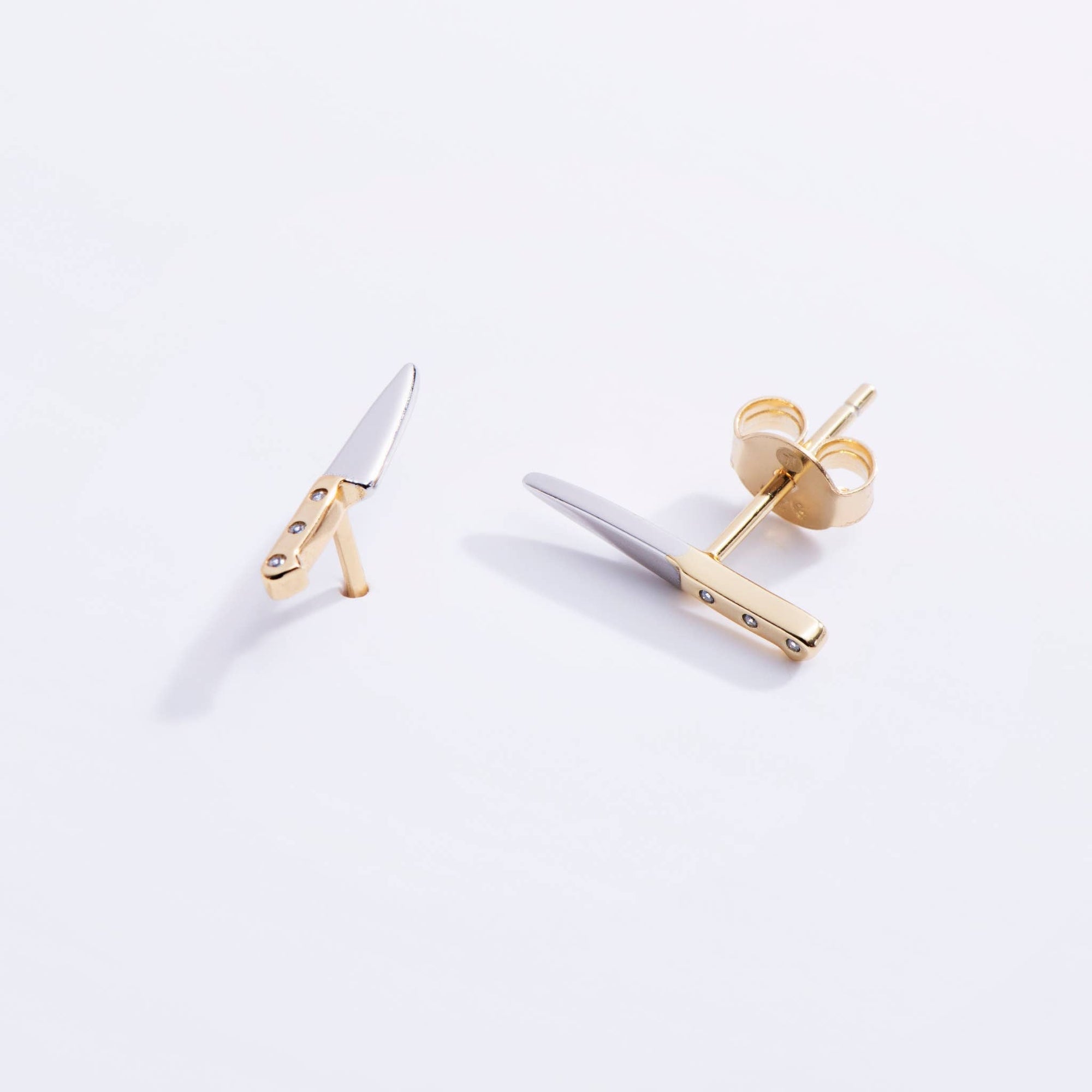 Butcher Knife Studs - Box Turtle