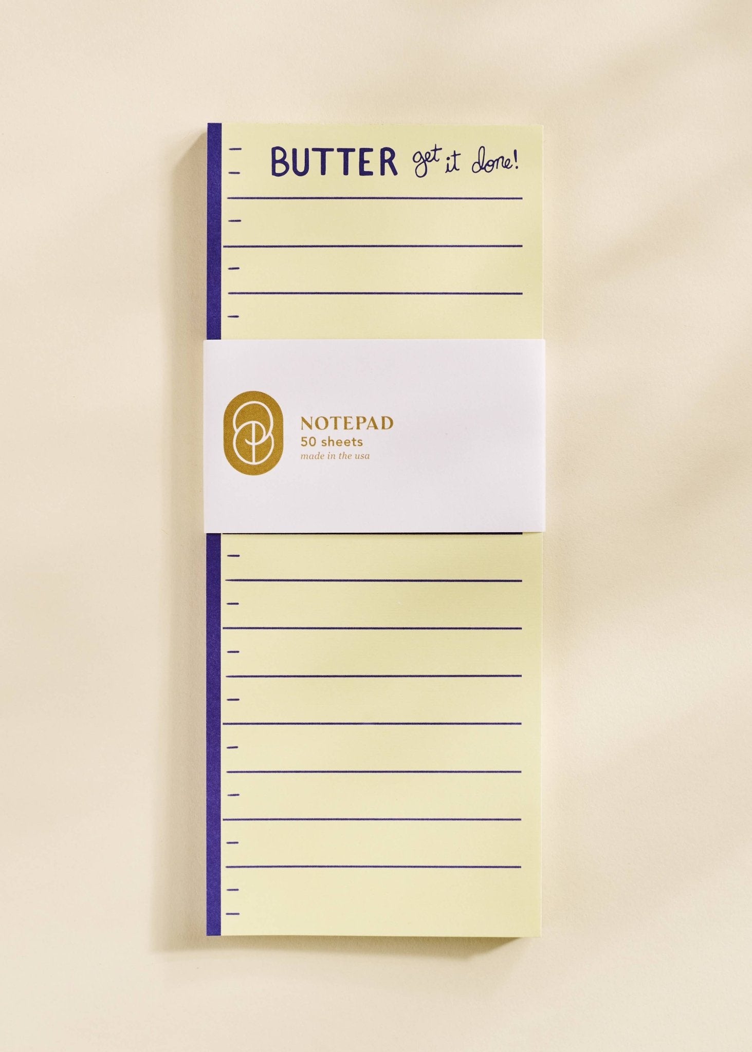 Butter Get It Done Notepad - Box Turtle