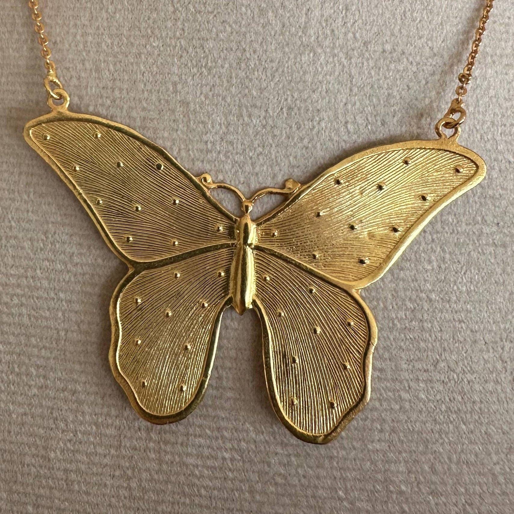 Butterfly Rebirth Necklace - Box Turtle