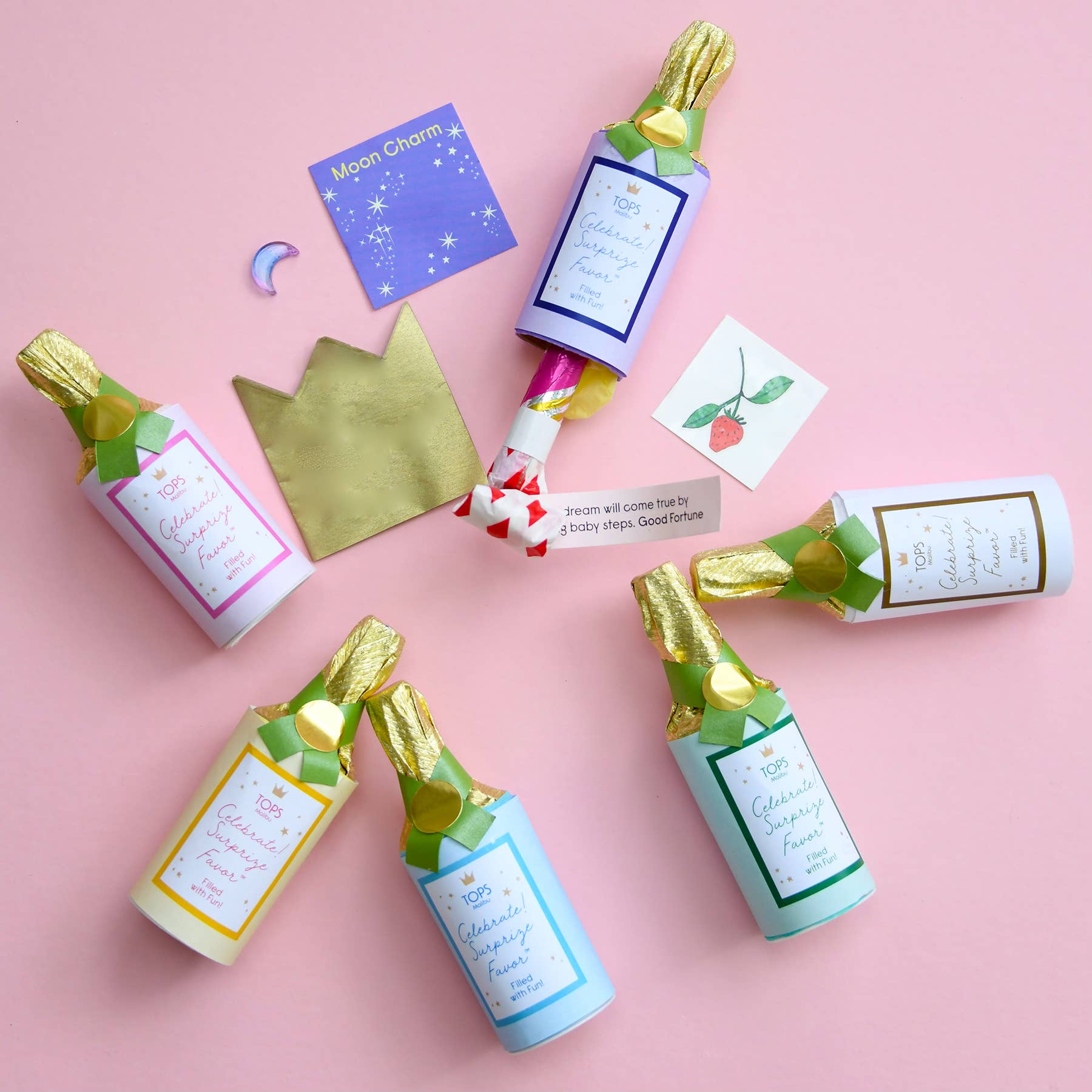 Champagne Bottle Tabletop Surprise