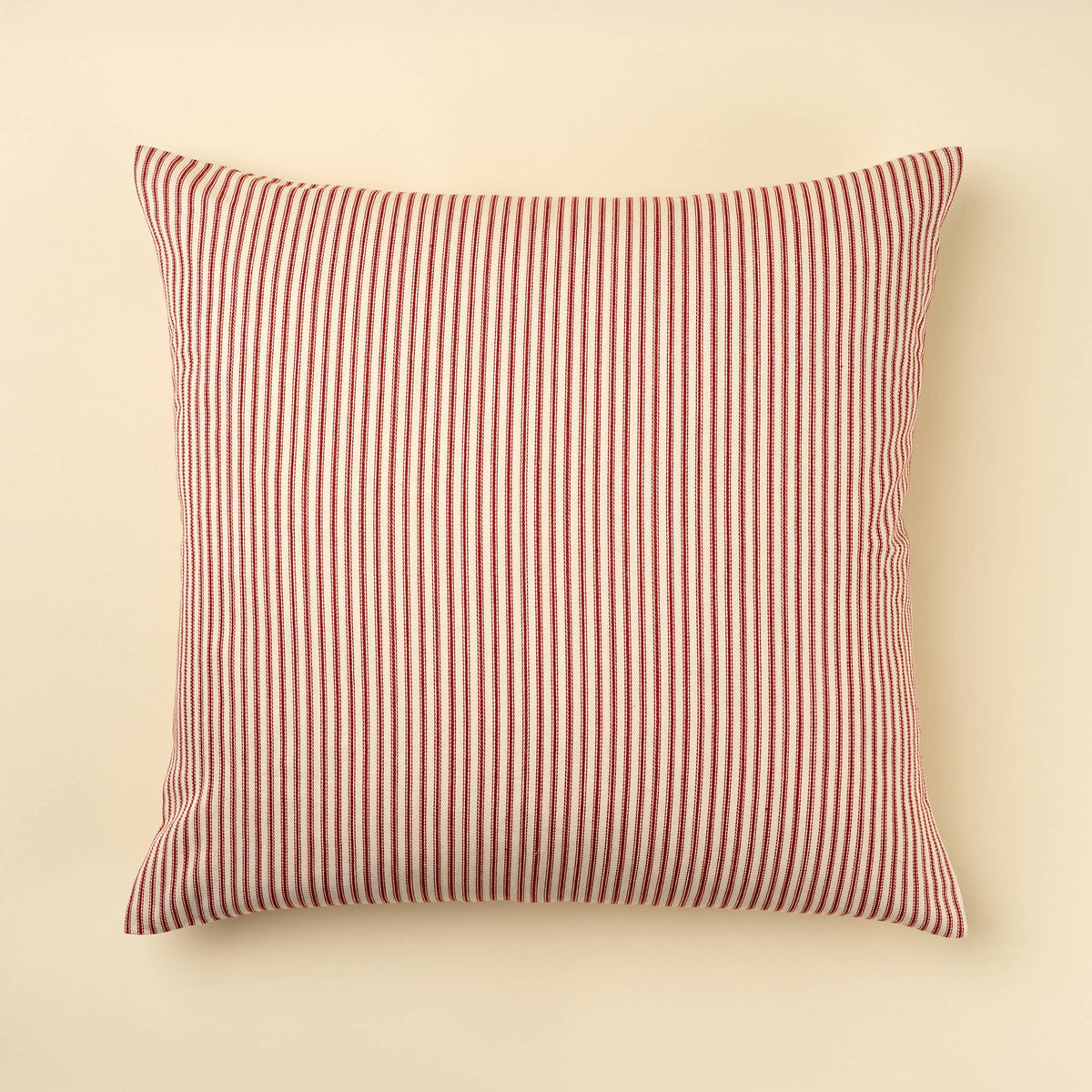 Red Ticking Pillow