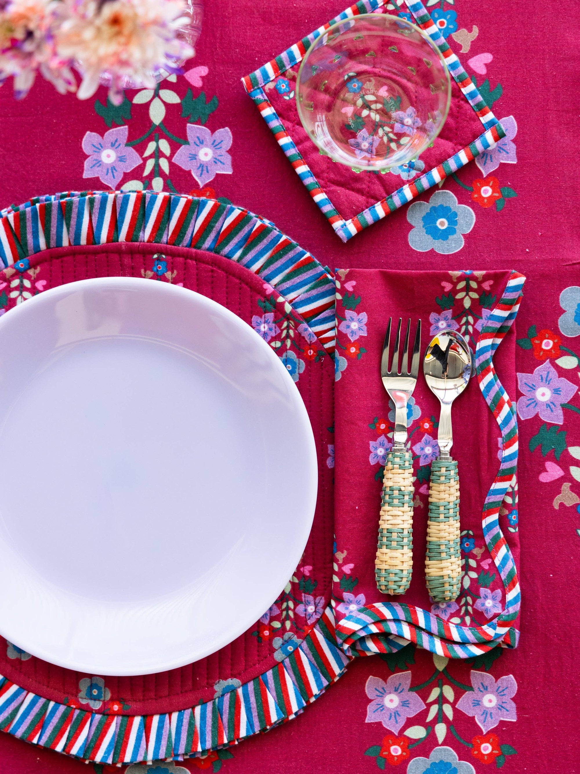 Fantasia Cocktail Napkins S/6