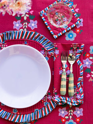Fantasia Cocktail Napkins S/6