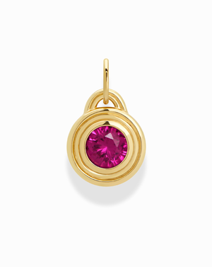 Monroe Birthstone Charm - July