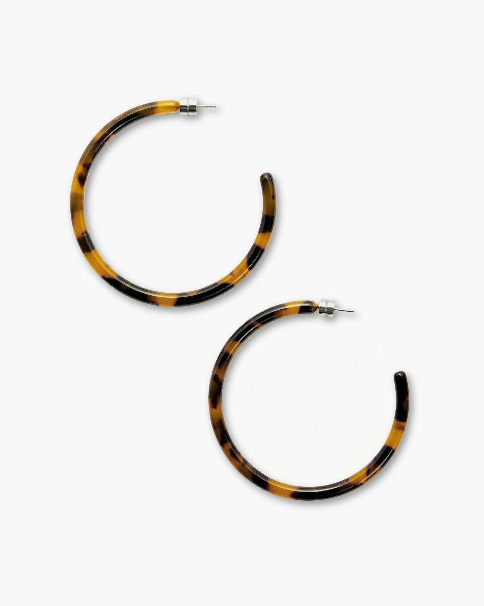 Classic Tortoise Large Hoops