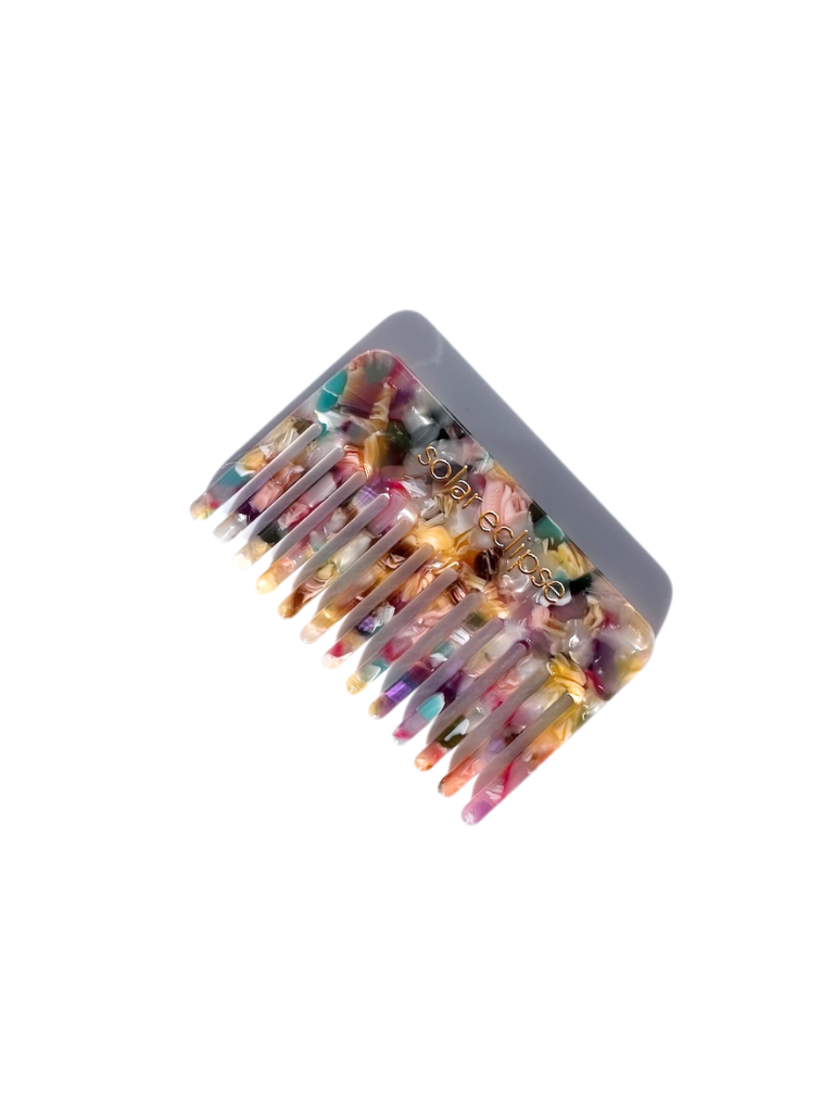 Pocket Size Wide Tooth Acetate Hair Comb