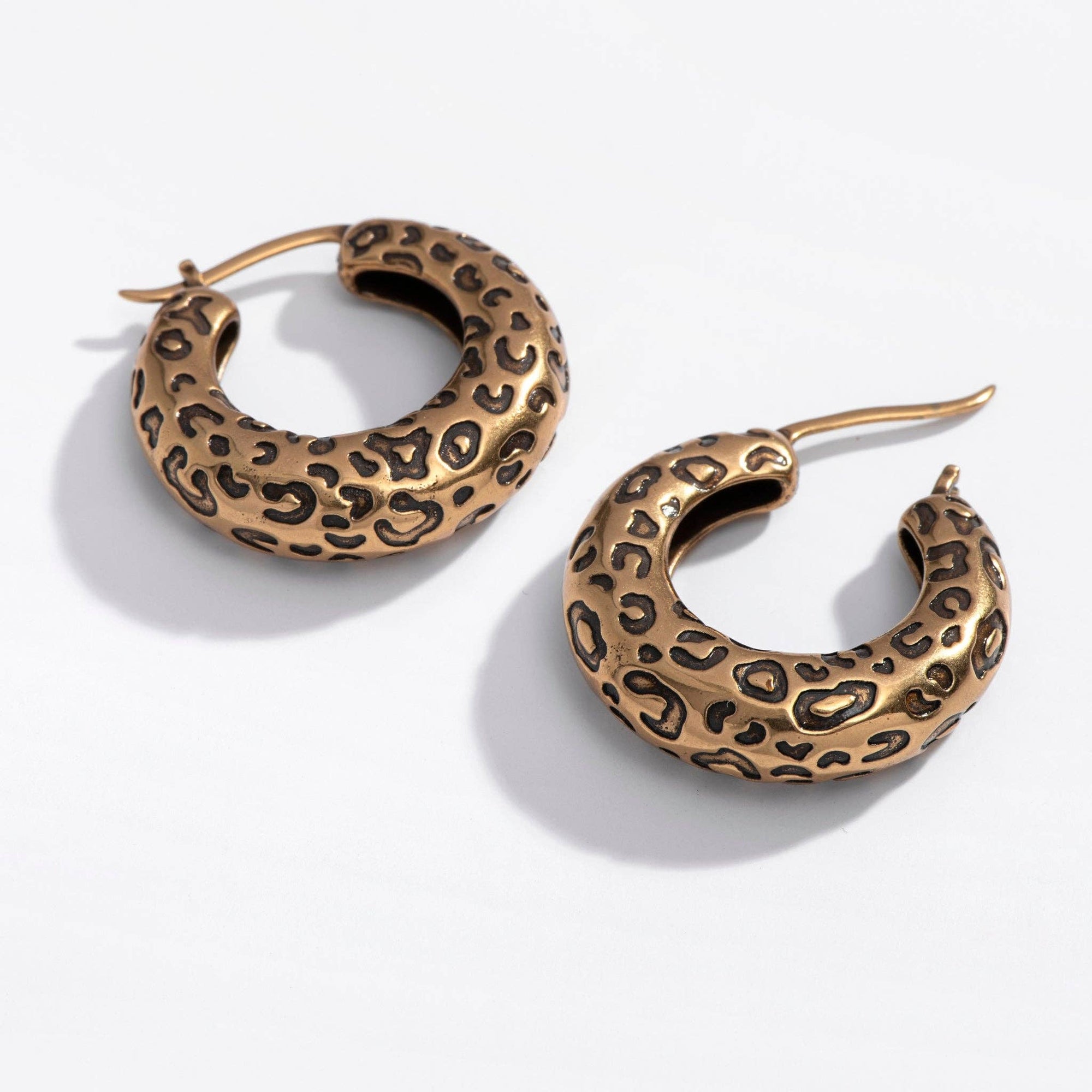 Leopard Hoops