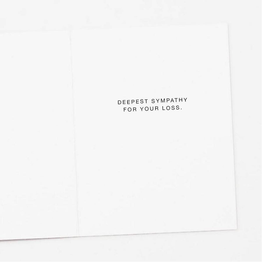 Loved Never Lost Sympathy Card