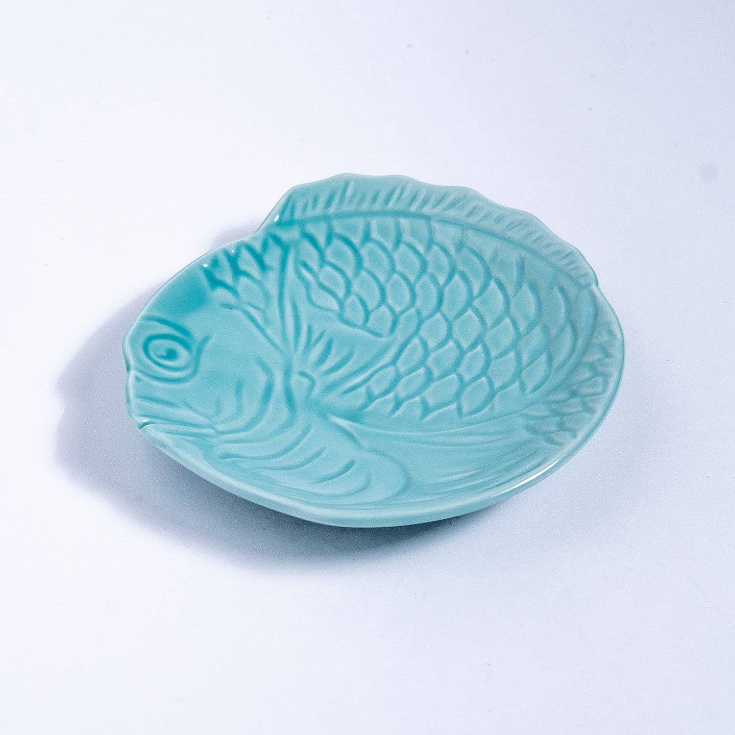 Meisen Pottery Tai Sea Bream Shaped Porcelain Plate