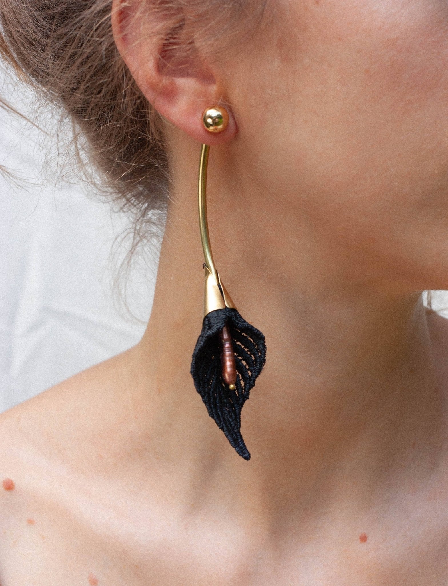 Calla Lily Earrings - Box Turtle